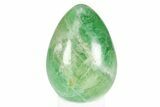 Polished Green Fluorite Egg - Fluorescent! #245389-1